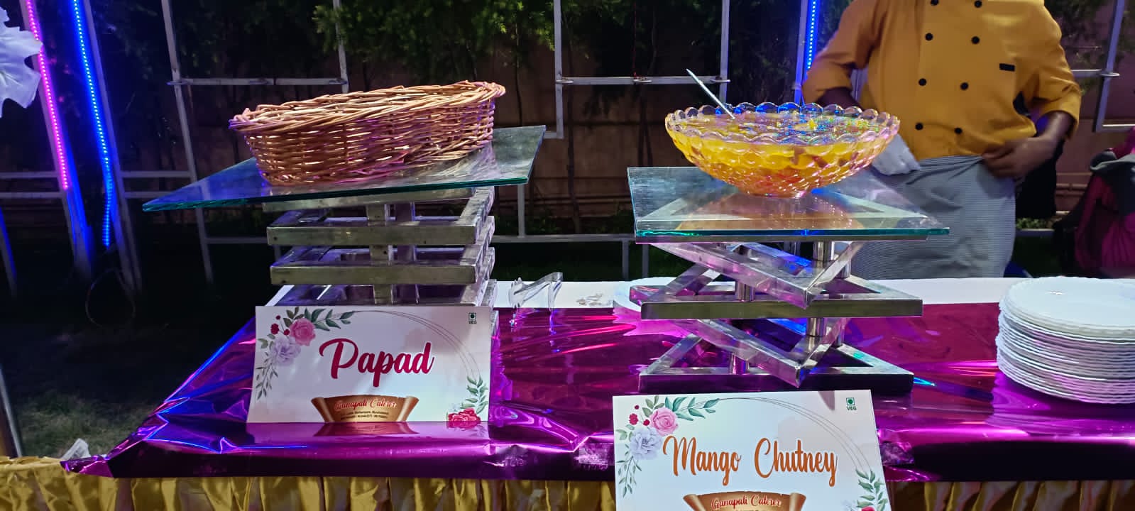 Papad & Chutney Counter